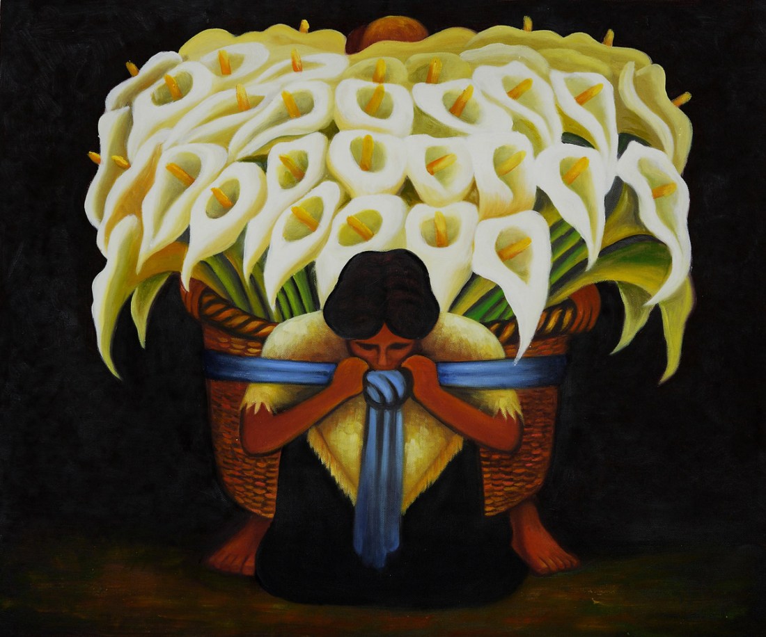 El Vendedor de Alcatraces by Diego Rivera OSA116